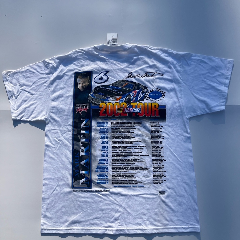 Y2K NASCAR tee